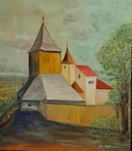 Malín - olej na plátně 60x70